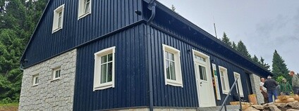 Informační středisko CHKO Jizerské hory v Mariánskohorských Boudách Foto: Pavel Gejdoš AOPK ČR