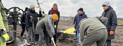 Nový park v Hruškách. Foto: Mendelova univerzita v Brně