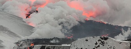 Islandská sopka Eyjafjallajökull. Foto: Boaworm/Wikimedia Commons