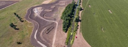 Povodí Moravy vytváří na Kyjovce meandry a tůně Foto: Povodí Moravy