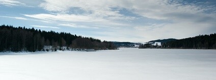 Lipno v zimě Foto: Martin Fořt Flickr