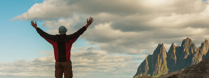 Člověk v polární krajině