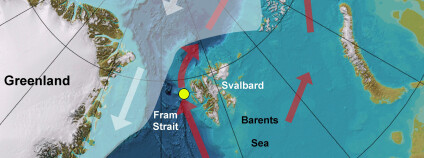 Mořské proudění. Foto: Robert Spielhagen Science/AAAS Mořské proudění. Foto: Robert Spielhagen Science/AAAS
