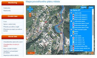 Jedna z podob digitálního povodňového plánu. V mapě je zaneseno mnoho užitečných informací, jako je vyznačení hlásičů, hladinoměrných a srážkoměrných čidel nebo třeba objektů ohrožených povodní. Tyto údaje jsou dostupné veřejnosti, prohlédnout si je tedy můžete i vy, a to na www.edpp.cz