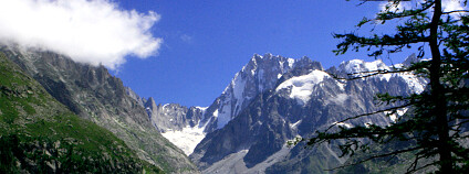 Mer de Glace v Alpách Foto:Victor Abellón Flickr.com