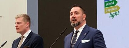 Filip Turek a Igor Červený (malé foto) Foto: MŽP ČR