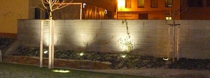 Noční osvícení centra v Havlíčkově Brodě Foto: Pohled 111 Wikimedia Commons