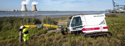 Vysavač Nul-o-Plastic společnosti Envisan Foto: Jan De Nul Group (Official) Facebook