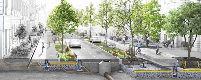 Obr. 10. Řešení uličních vpustí.