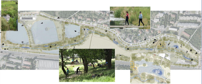 Obr. 3. Projekt parku Motolka Praha 5.