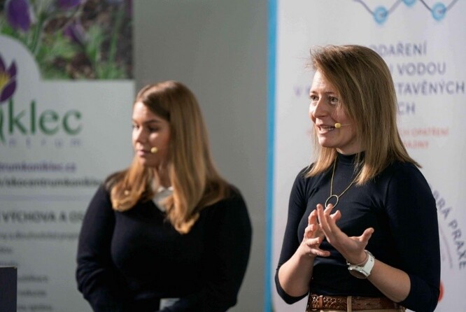 Obr. 5. Martina Bauerová a Barbora Lišková z Institutu plánování a rozvoje hlavního města Prahy