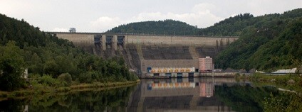 Pohled na hráz přehrady Orlík Foto:Martin Singr Ekolist.cz
