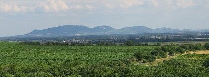 Typická silueta Pálavy v jihomoravské krajině. Foto: Amic Wikimedia Commons