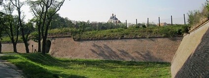 Opevnění v Bezručových sadech v Olomouci Foto: Lehotsky Wikimedia Commons