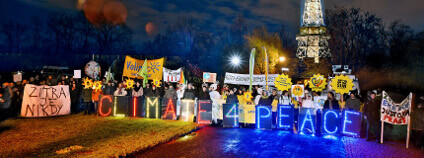 Pochod za klima před pařížskou konferencí ke klimatu 2015 Foto: Ibra Ibrahimovič / Greenpeace