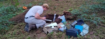 Popis sondy v terénu Scaled. Foto: Mendelova univerzita v Brně