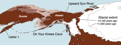 Mapa k textu. Autor: Ben A. Potter/ Science/AAAS