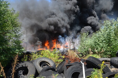 Přímé škody požárem nevznikly, hořel pouze odpad. Jako příčinu jeho vzniku uvedl vyšetřovatel pálení kabelů v prostoru černé skládky, které na daném místě nebylo zaznamenáno poprvé.