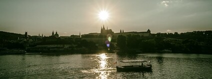 Pražský hrad při západu slunce Foto: Tom Mrazek Flickr