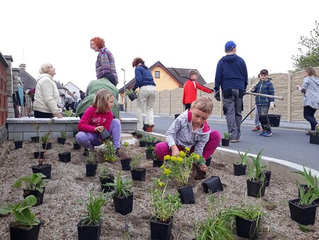 "V květnu v květu" je název sousedského projektu ze Spáleného Poříčí na Plzeňsku, který získal cenu za Zelenou oázu roku.