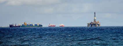 Ropná plošina u Kanárských ostrovů