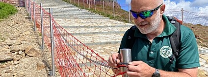 Instalace sítí k cestě na Sněžku Foto: Radek Drahný Správa KRNAP