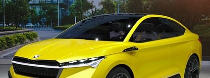 Elektromobil Škoda ENYQ -verze Škoda Vision iV představená na Geneva Motor šou 2019 Foto: Alexander Migl Wikimedia Commons