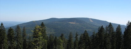 Hora Smrčina na Šumavě. Německy Hochficht. Foto:Dingoa/Wikimedia Commons