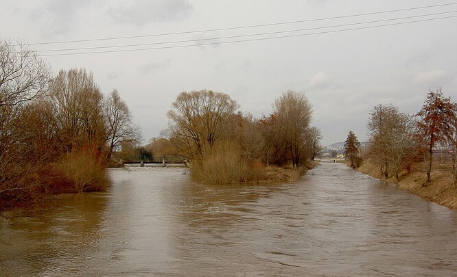 Soutok Svratky a Svitavy v Brně