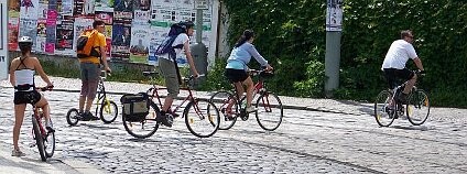 Praha se v den stávky zaplnila cyklisty. Foto: AutoMat