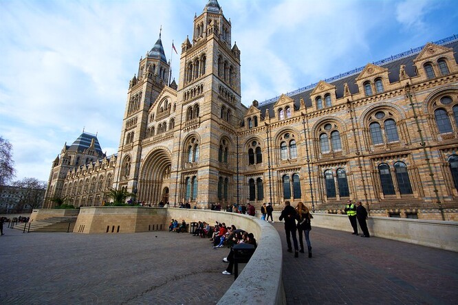 Přírodopisné muzeum v Londýně.