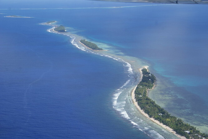 Ostrovní stát Tuvalu.