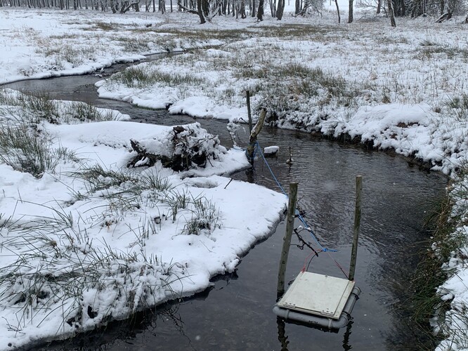 Umístění boxu v Ludvíkovském potoce.