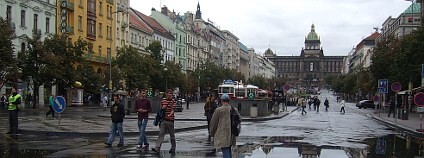 Václavské náměstí během Dne bez aut. Foto: Hugo Charvát/Ekolist.cz