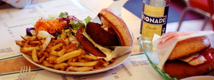 Veganský hamburger Foto: suzette Flickr