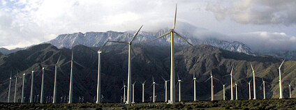 Větrná farma v okolí San Jacinto Peak v jižní Kalifornii. Foto: Wayfinder/73 Flickr.com