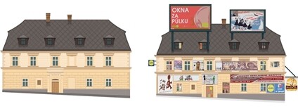 Vizualizace semilského muzea pod nánosem vizuálního smogu. Štěpán Flekna videtsemily.info