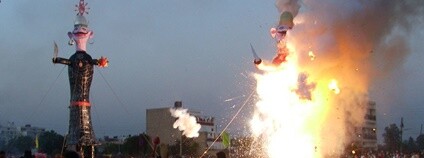 Hinduistický svátek dašahra (dussehra, Vijayadashmi) Foto: Nitin Badhwar Flickr.com