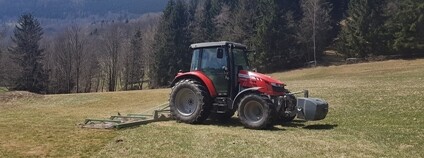 Jarní vláčení na krkonošských loukách Foto: Správa KRNAP