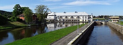 Malá vodní elektrárna Miřejovice Foto: ŠJů Wikimedia Commons