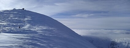 Vyhlídka Obří hřeben v Krkonoších Foto: Ladislav Boháč Wikimedia Commons