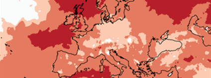 Copernicus: 95 procent Evropy zažilo v roce 2025 nadprůměrné teploty Obrázek: WMO