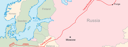 Plynovod Jamal Foto: Samuel Bailey Wikimeda Commons