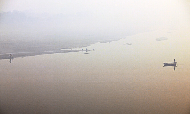 Řeka Jamuna v Indii. Řeka Jamuna v Indii.