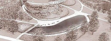 Jezírko plánované ve zlínském Centrálním parku Foto: Zlín.eu