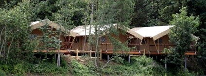 Luxusní stany v královédvorské zoo Foto: Simona Jiřičková / Zoo Dvůr Králové