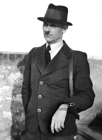 Revírník Vilém Švec. Foto z roku 1941.