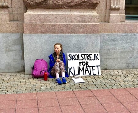 Iniciátorkou stávek za klima se stala Greta Thurnbergová.