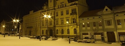Kladno, radnice v zimě Foto: Aktron. Wikimedia Commons