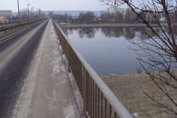 Most přes Labe ze Štětí do Hněvic